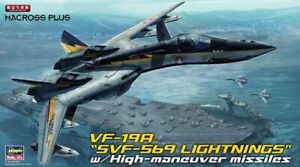 1/72 Macross Plus VF19A SVF569 Lightnings Fighter avec missiles à haute manœuvre (Ltd