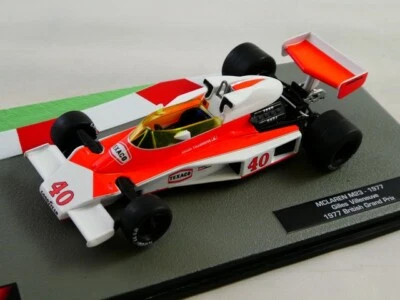 Altaya Die Cast F1 Mclaren M23 #40 Gilles Villeneuve British GP 1977 1/43 LAF165 - Immagine 1 di 2