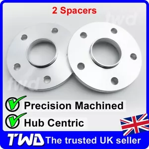 15MM HUB-CENTRIC ALLOY WHEEL SPACERS FOR PORSCHE 944 968 928 (5x130 71.6MM) -2Bx - Picture 1 of 7