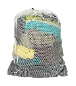 Commercial Heavy Duty Mesh Laundry Bags | Assorted Colors - Picture 1 of 7