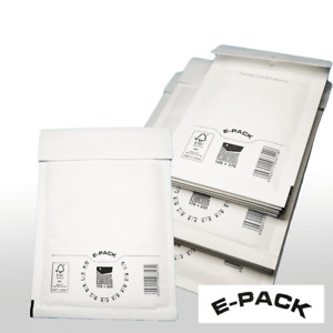 Luftpolstertaschen A1 B2 C3 D4 E5 F6 G7 Versandtaschen Brief Umschläge Weiß