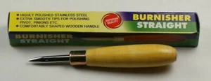 STRAIGHT BURNISHER POLISHING BUFFING METAL & STONES JEWELLERY MAKERS JEWELLERS - Picture 1 of 2