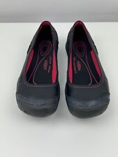 Keen Size 9.5 Rivington Ballerina CNX Flats Black Round Cap Toe Slip On Shoes