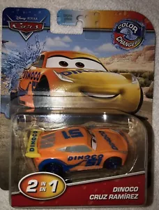 Disney Pixar Cars Cambiadores de Color DINOCO CRUZ RAMIREZ ENVÍO RÁPIDO EL MISMO DÍA NUEVO - Imagen 1 de 2