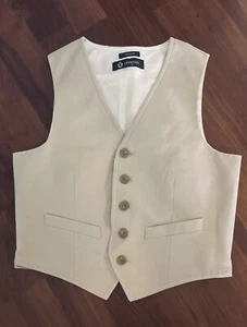 Crewcuts Boys Khaki Suit Vest, Size 8 - Picture 1 of 5