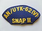 Vintage U.S. Navy AN/UYK-62(V) Snap II Hat Patch Embroidered Unused 4648
