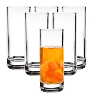 Highball Glasses with Heavy Base Clear Drinking Glasses Set for Water Juice C... - Picture 1 of 8