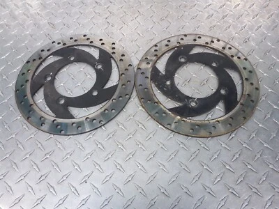 09 Hyosung MS3 250 Front Brake Disc Rotor Rotors PAIR Bolts Bolt Hardware - Image 1 of 4