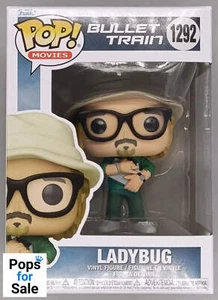 1292 Ladybug - Tren bala - Nuevo Funko POP en protector - Imagen 1 de 1