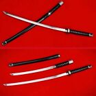 Combination Japanese Sword Samurai Wakizashi Katana High Manganese Steel Blade