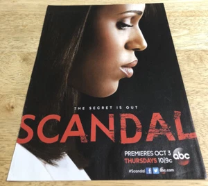 Scandalo Kerry Washington 2013 - nuevo espectáculo - recorte de anuncios impresos en revistas - Imagen 1 de 1