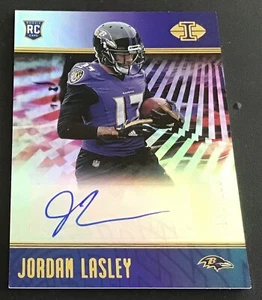 2018 Panini Illusions Football Autograph Card No. 143 Jordan Lasley 150/199 - Bild 1 von 2