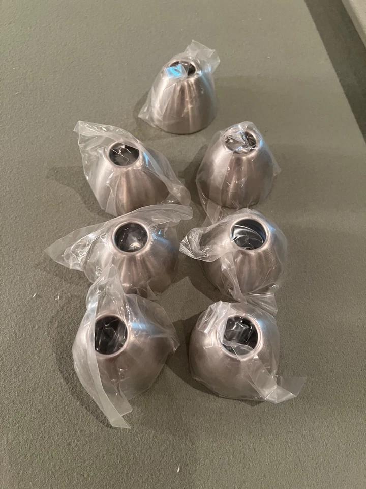 Tech Lighting Bell Shade - 700AERBELL SATIN NICKEL NEW, NO BOX. - 5 AVAILABLE - Image 1 of 2