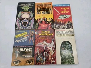 Lot of 7 Harlan Ellison Vintage PBs Fantasy Sci-Fi - Picture 1 of 4