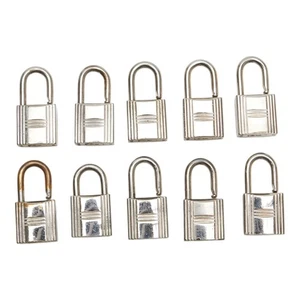 HERMES Cadena Padlock Set of 10 Women 【Used】 - Picture 1 of 4