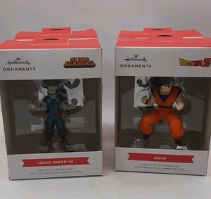 NUEVO Dragonball Z Saiyan Saga Goku y Academia Izuku Midoriya Sello Adornos - Imagen 1 de 6