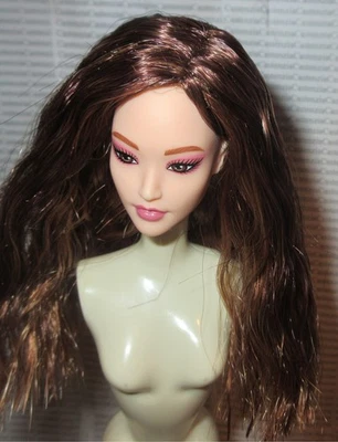 PELUCA SOLO MATTEL YOU CREATE BASICS MUÑECA 2 MORENA FÁCIL INTERCAMBIO MUÑECA JBH86 Foto 1 de 4