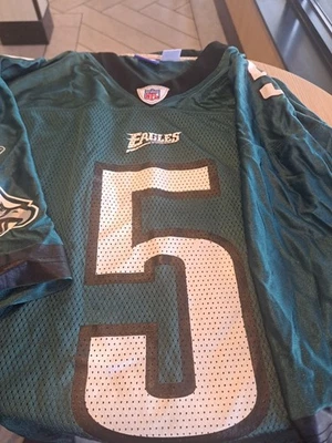 Camiseta deportiva vintage grande Philadelphia Eagles Donovan McNabb #5 verde Reebok Foto 1 de 4