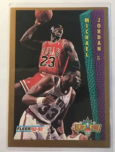 1992-93 FLEER 🏀 MICHAEL JORDAN BASKETBALL CARD #273 CHICAGO BULLS HOF - Picture 1 of 2