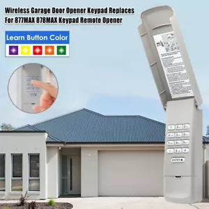 Universal Wireless Keyless Entry Tastatur für 877MAX Liftmaster Garagentoröffner - Bild 1 von 21