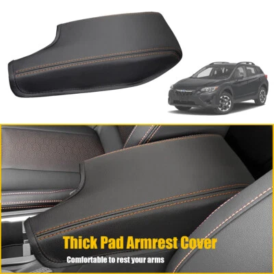 Cubierta reposabrazos consola central coche línea naranja para Subaru Crosstrek&Impreza 17-23 Foto 1 de 4