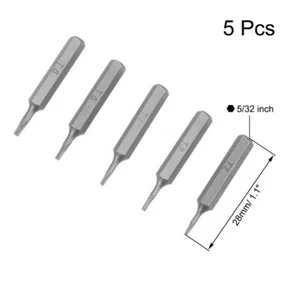 Torx Micro Bits Set 5pcs 5/32 Inch Hex Shank T2 T3 T4 T5 T6 Screwdriver Bit Set - Picture 1 of 4