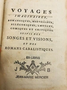 Voyages imaginaires, songes, visions, et romans cabalistiques. Tome Troisieme - Foto 1 di 8