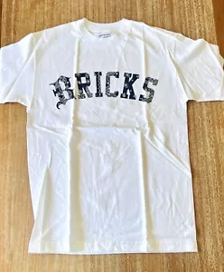 NEW Acapulco Gold X Imperial Brick Tee T-shirt Shirt M Medium White Navy Paisley - Picture 1 of 3