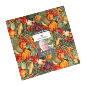 Farm And Garden Layer Cake® 7470LC Moda Precuts  Layer Cake 10" squares quilt fa - Picture 1 of 3