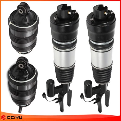 4PCS F+R Air Suspension Spring Air Strut Bag Kit For Mercedes-Benz E55 E63 AMG Foto 1 de 4