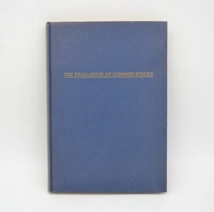 The Evaluation of Common Stocks by Arnold Bernhard, 1959 Hardcover Simon & Schus - Bild 1 von 9