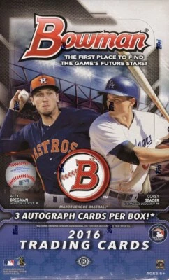 Bowman Baseball Jumbo (HTA) 2016 caja tarjetas explosivas Foto 1 de 2
