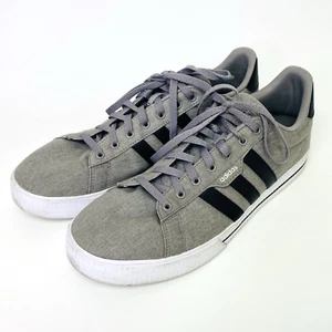 Adidas Daily 3.0 Skateboarding Shoes Men Sneakers Grey White FW3270 Size 13 - Picture 1 of 10