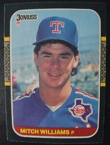 Mitch Williams Rookie Card (RC) - Texas Rangers - 1987 Donruss Baseball #347 