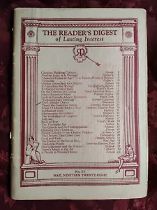 Readers Digest Mai 1928 v. Chr. Forbes Helen Keller Stephen Leacock - Bild 1 von 1
