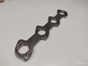 Brida de escape de acero CNC Billet BMW M10 Turbo 1800 E21 E12 E30 E28 - Imagen 1 de 2