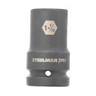 STEELMAN PRO 1-Inch Drive 1-1/16-Inch 6-Point Deep Impact Socket, 60538