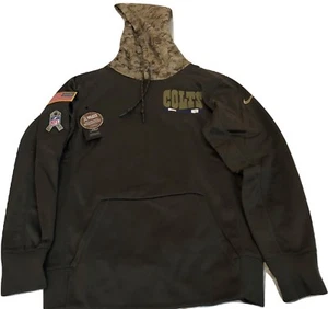 NUEVO CON ETIQUETAS Nueva Sudadera con Capucha Pequeña Indianapolis Colts Nike Therma Salute to Service - Imagen 1 de 3
