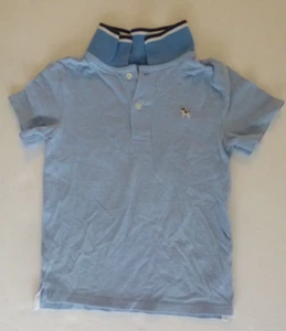 Janie and Jack Boys' Pique Polo Short Sleeve Shirt w Embroidered Dog Sz 4 - Picture 1 of 6
