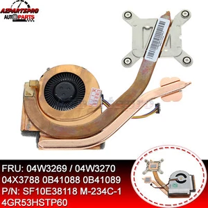For Lenovo IBM ThinkPad T430 T430i CPU Fan + Heatsink 04W3269 04X3788 0B41088 - Picture 1 of 12