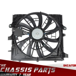 Front Radiator Cooling Fan W/ Control Module For Cadillac ATS Center 2013-2016 - Picture 1 of 10