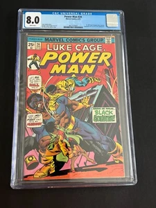 Luke Cage Power Man #24 Black Goliath CGC 8.0 White Pages Marvel Comics 1975 - Picture 1 of 4
