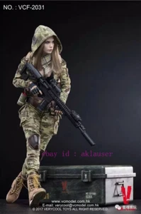 Verycool Vcf-2031 1/6 Camouflage Female Soldier Villa Action Figure Model Stock - Picture 1 of 11