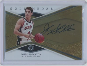 2019-20 Panini Opulence Basketball John Stockton Auto #GMA-JS 44/79 - Picture 1 of 2