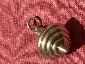 SELTENER VINTAGE SILBER KREISEL: Atemberaubend gemarkt 800 - Süditalien 70er Jahre!!! - Bild 1 von 6