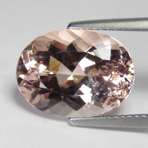 6.84Ct Really Unique 100% Natural Pink Color Morganite Oval Shape Collection - Picture 1 of 6
