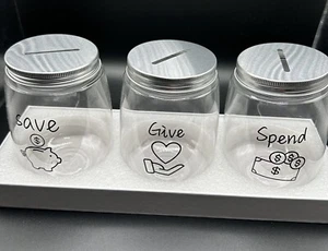 Ahorrar, gastar, regalar alcancía - Imagen 1 de 5