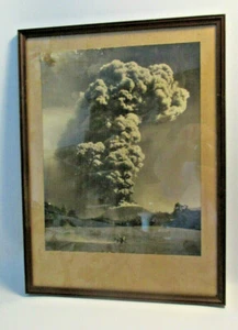 Original Hugo Brehme Gelatin Silver Print Photograph (A) El Paricutin Volcano - Picture 1 of 6