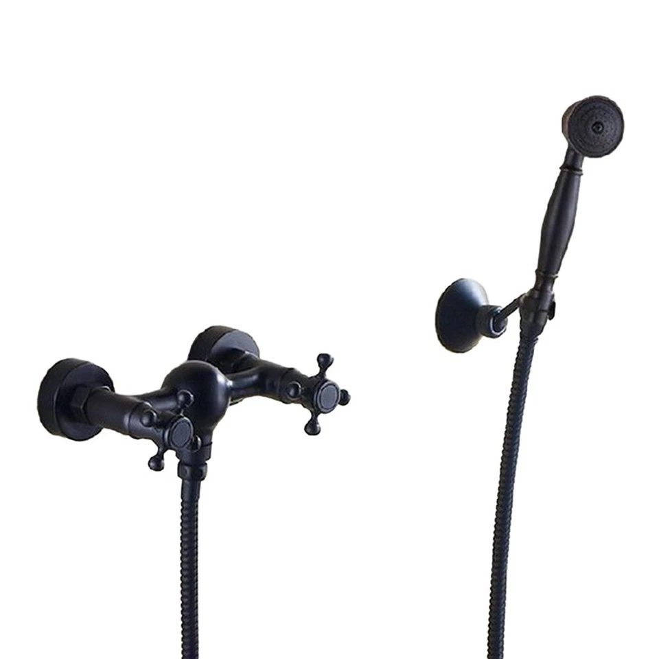 Black Oil Rubbed Brass Bathroom Hand Shower Spray Faucet Mixer tap Set yhg011 - Image 1 of 1