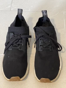 Adidas NMD_R1 Primeknit 'Gum Pack' Men's Shoes Black-Gum-Running White by1887 - Picture 1 of 19